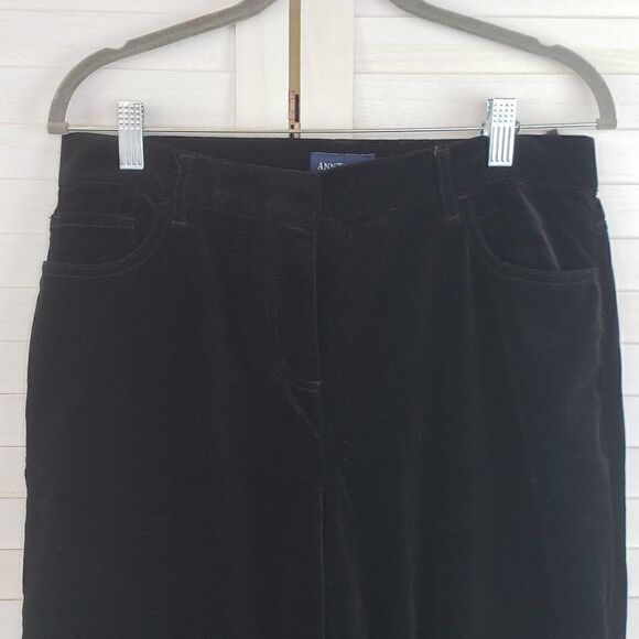 Ann Taylor 5 Pocket High Rise Boot Cut Velvet Trouser Pants Size 8 - Picture 5 of 8